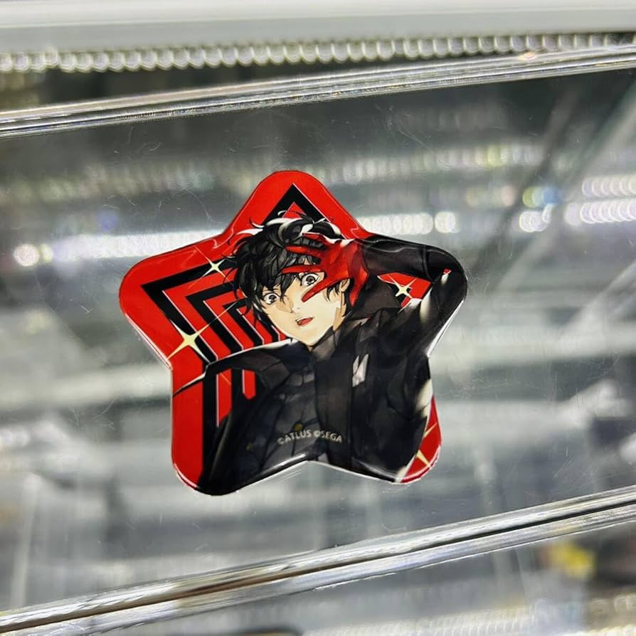 ペルソナ5 ザ・ロイヤル スター缶バッジ ジョーカー 雨宮蓮 主人公 A