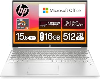 HP ノートパソコン15.6インチFlHD タッチパネル 16GB 1TB Amazon.co.jp