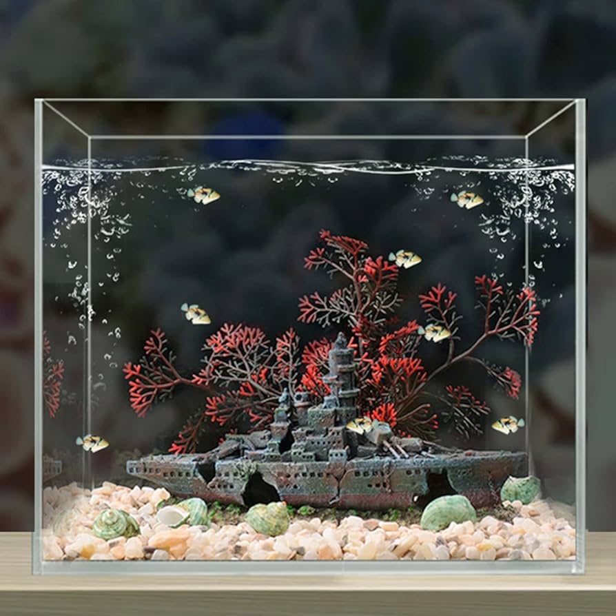 アクアリウム 水槽 オブジェ アクセサリー 沈没船