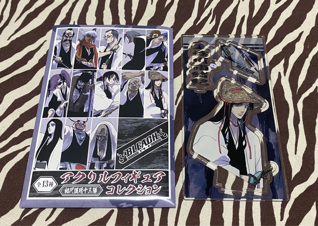 BLEACH 初代護廷十三隊 箔入りアクリルアート BLEACH 箔入りアクリルアート