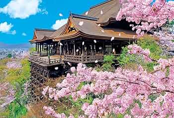 Amazon | 【日本製】ビバリー 1000ピース ジグソーパズル 桜咲く清水寺