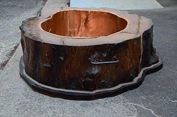 切り株火鉢