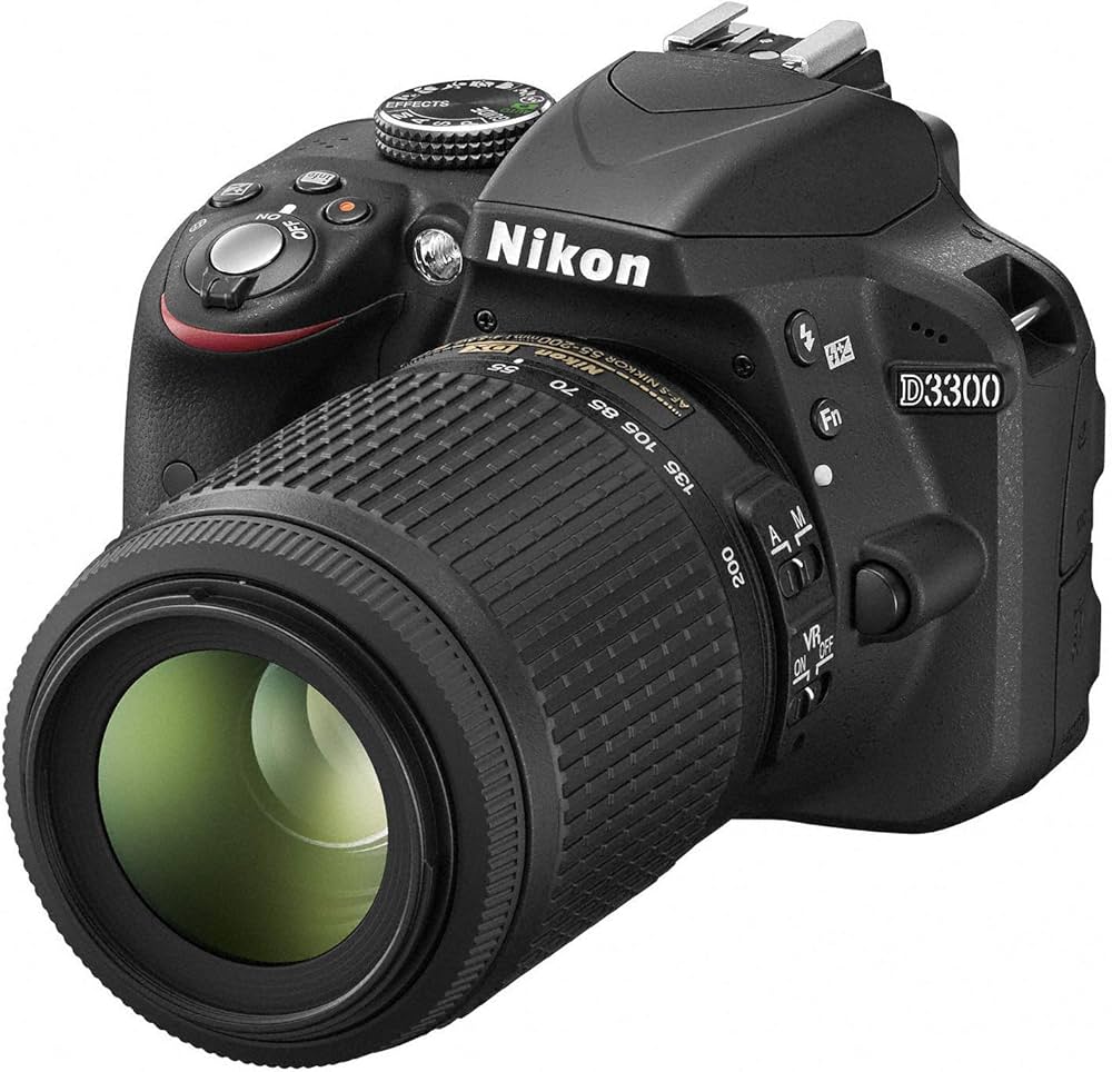 Amazon.co.jp: Nikon DSLR Camera D3300 Double Zoom Kit 2, Black