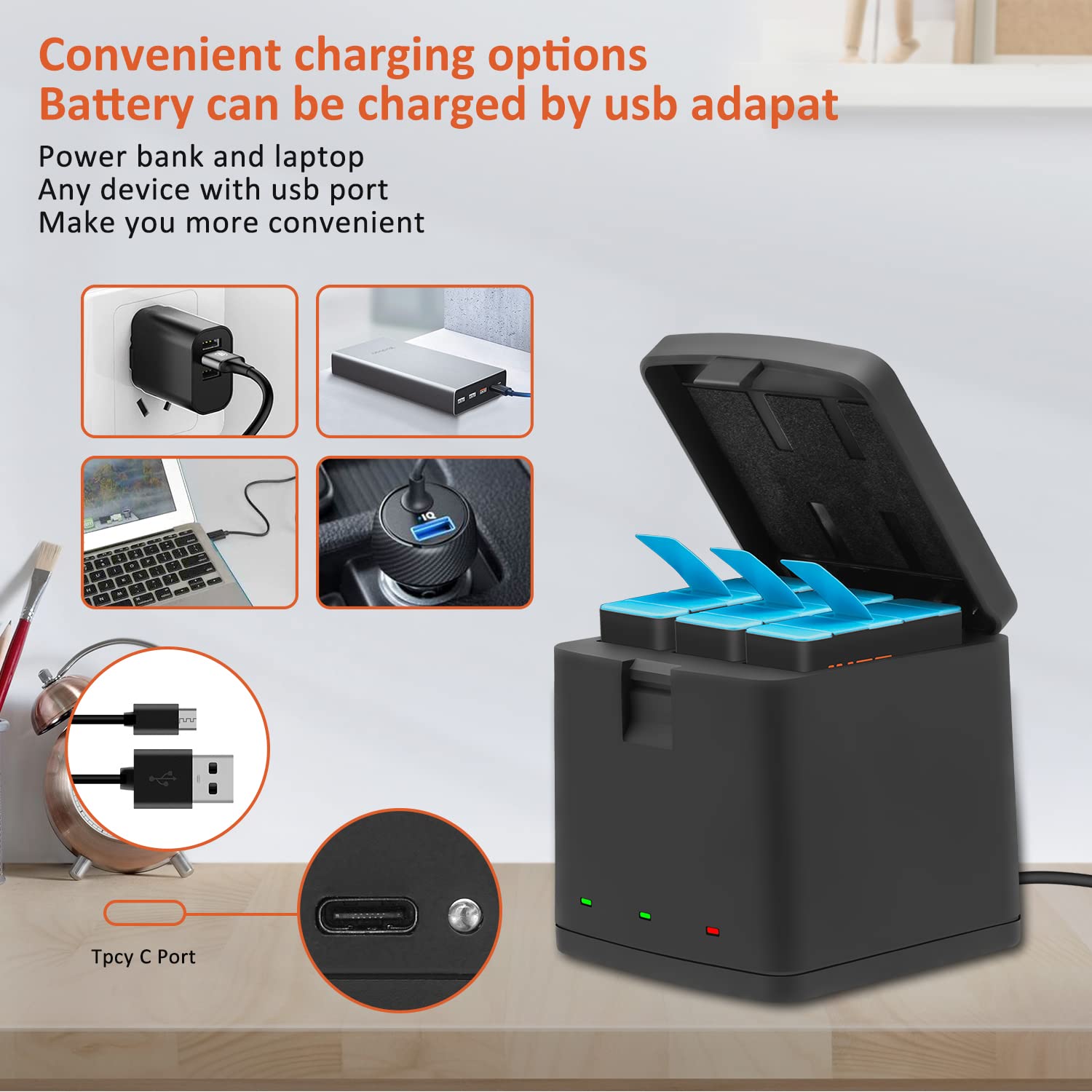 し*ー様 GoPro10 バッテリー3個 リモコン し*ー様 GoPro10 バッテリー3