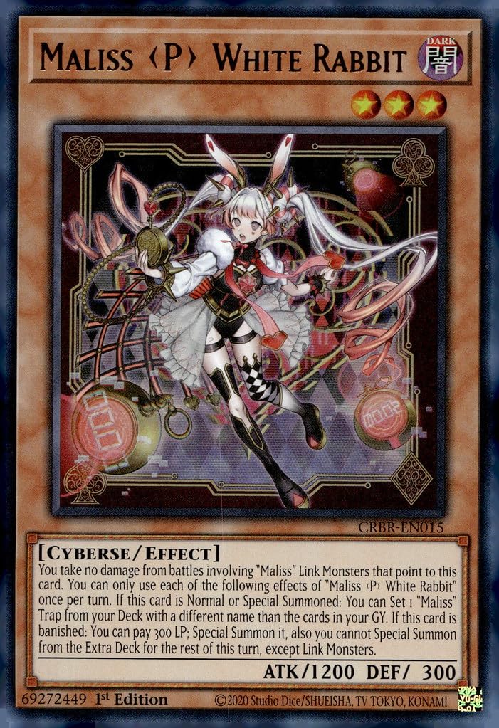 ARS10+】 M∀LICE＜P＞White Rabbit 25th Yugioh Card | Maliss P