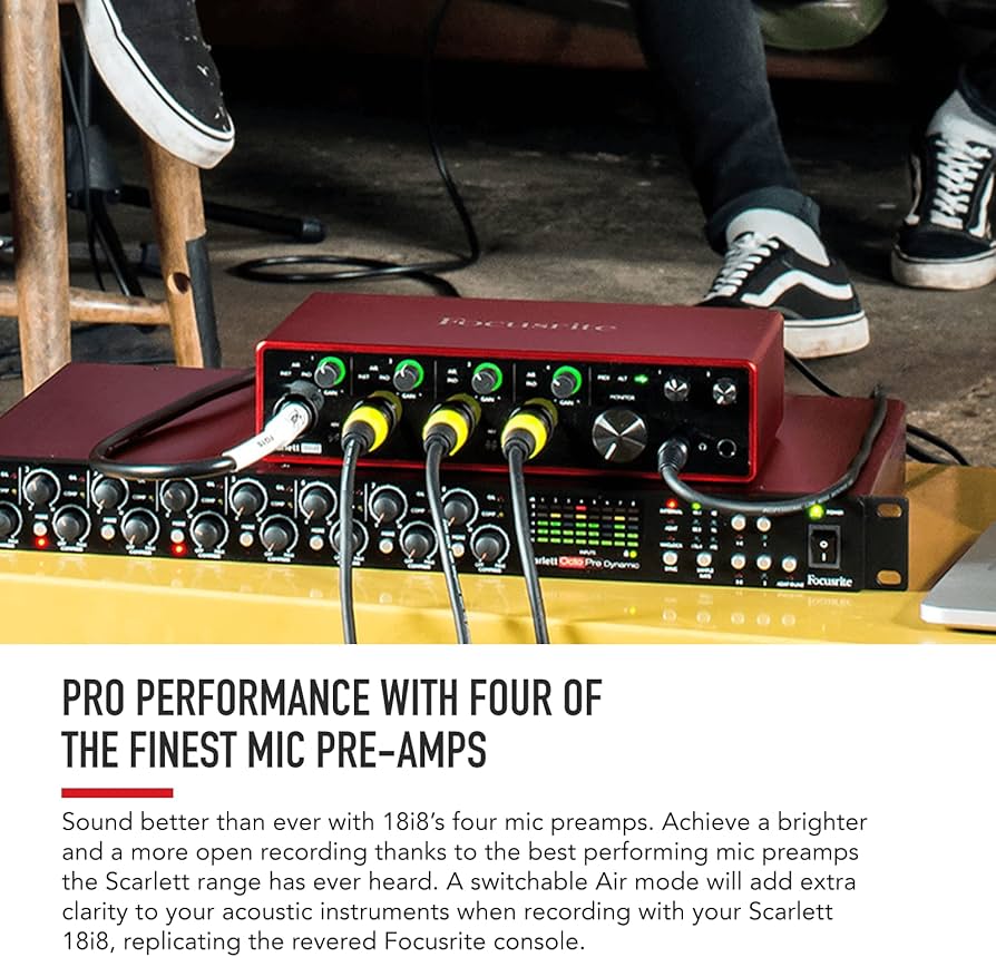 Amazon.co.jp: Focusrite Scarlett 18i8 3rd Gen オーディオ