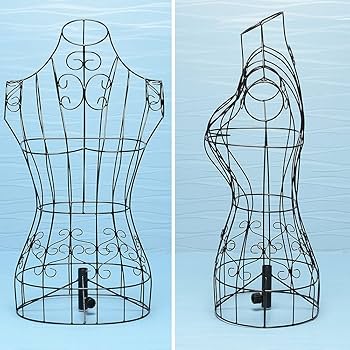 Amazon.co.jp: Kuai アイアン マネキン トルソー ワイヤー レディース