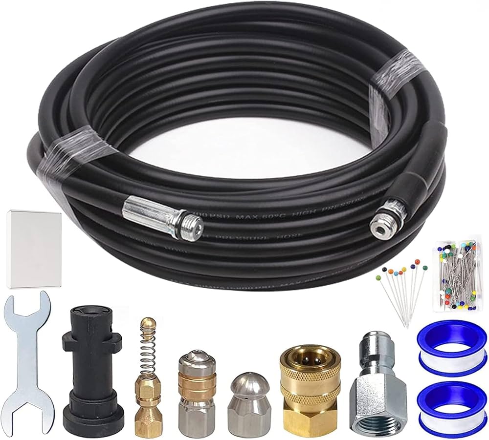 Amazon | パイプクリーニングホース ケルヒャー用 逆噴射 延長高圧