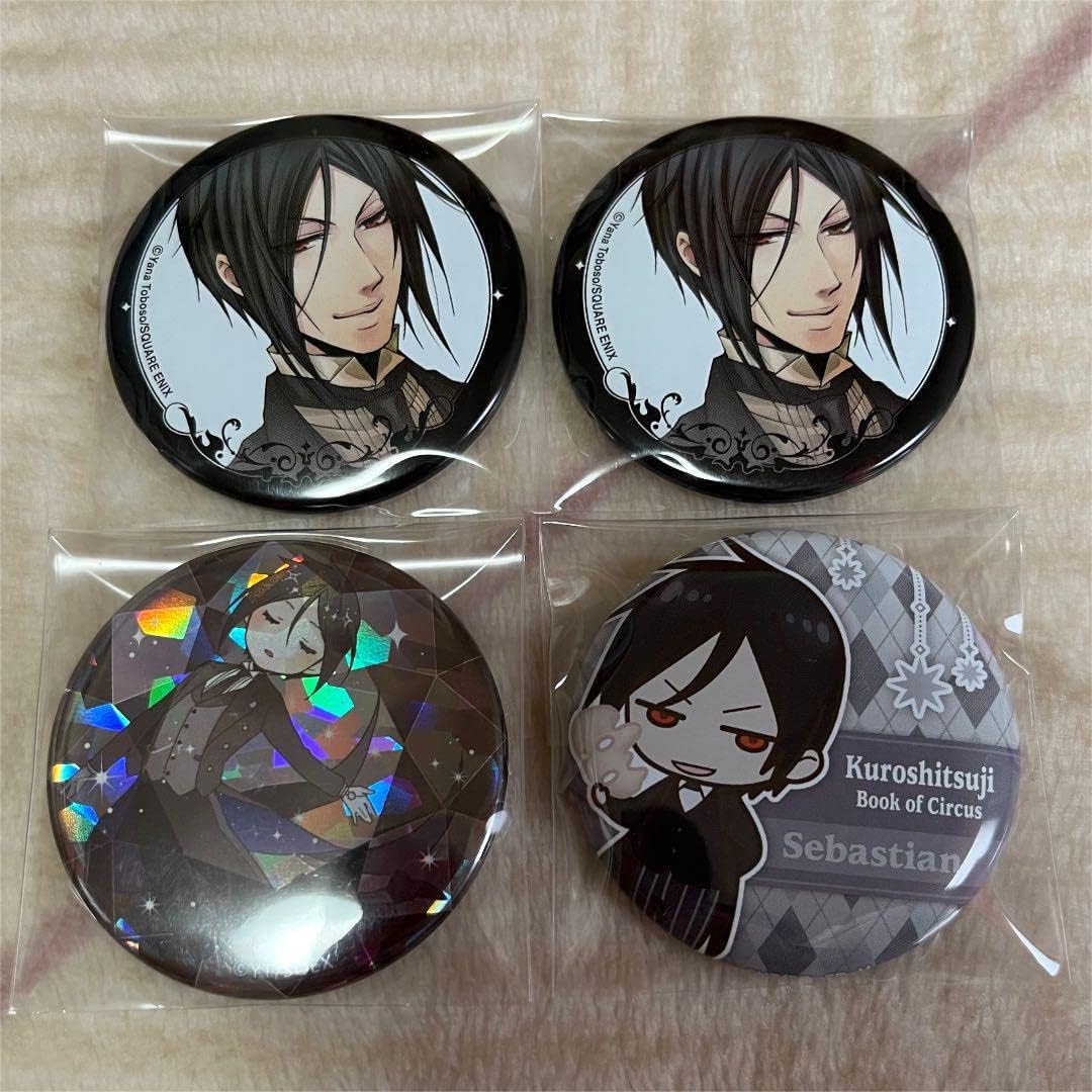 黒執事展 Rich Black 限定 シエル 缶バッジ 黒執事展 -Rich Black