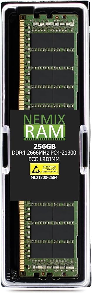 NEMIX RAM 256GB (1X256GB) DDR4 2666MHZ PC4-21300 8Rx4 1.2V CL19