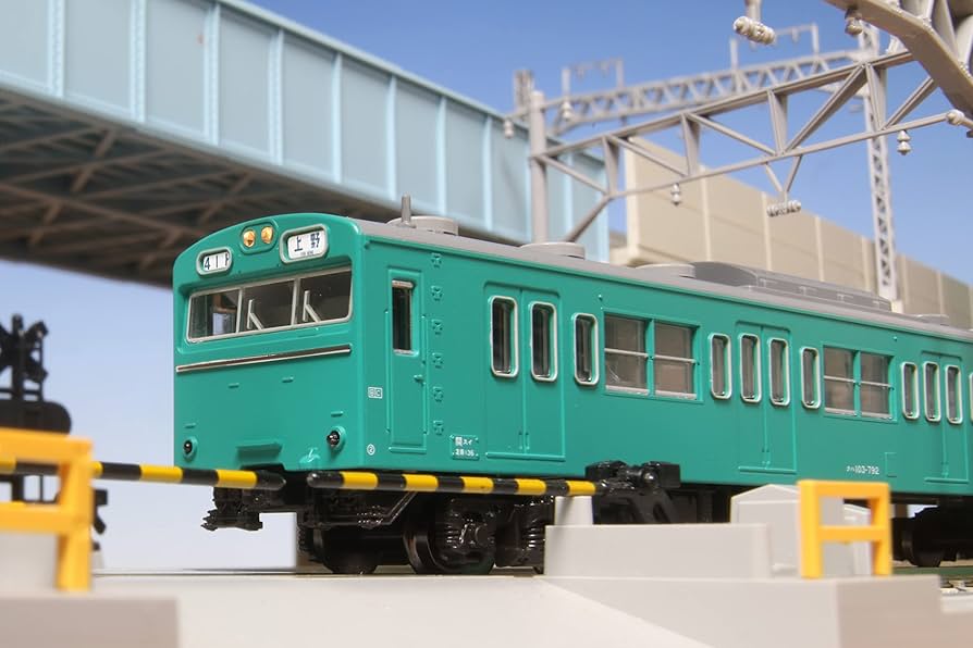 Amazon | KATO Nゲージ 103系 エメラルドグリーン 中間車3両セット 10