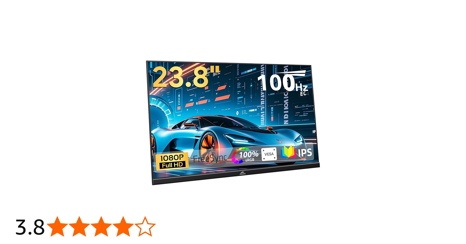 Amazon.co.jp: モバイルモニター 23.8インチ Kenowa フルHD 1920x1080