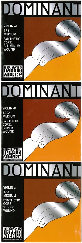 Amazon.co.jp: THOMASTIK Dominant ドミナント 4/4バイオリン弦 A.D.G