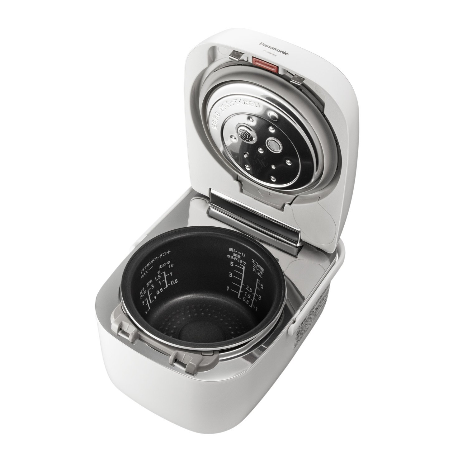 Amazon | パナソニック 5.5合 炊飯器 圧力IH式 Wおどり炊き スノー