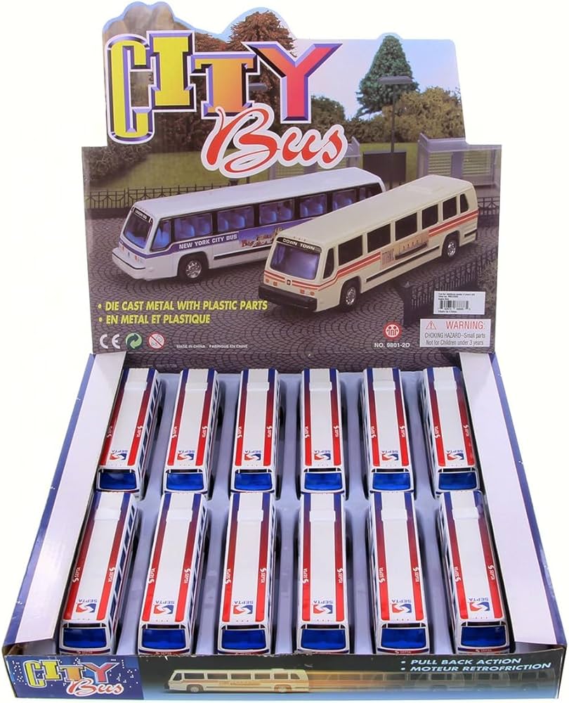Amazon.com: Showcasts Box of 12 Septa City Bus, White 9801DSB - 6
