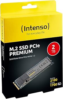 Amazon.com: Intenso 2TB M.2 SSD PCIe Premium, up to 2100 MB/s