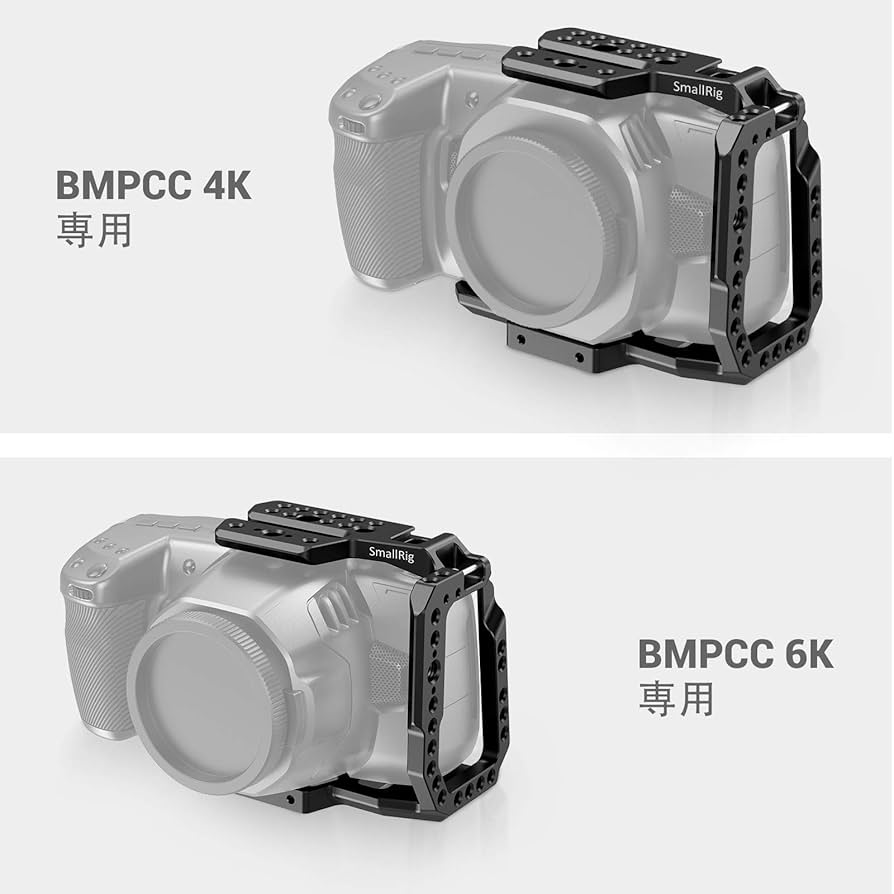 BMPCC6K、SmallRigハーフケージ、Cfast256GB BMPCC6K、SmallRigハーフ