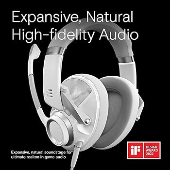 Amazon.co.jp: EPOS H6Pro ゲーミングヘッドセット 有線 開放型