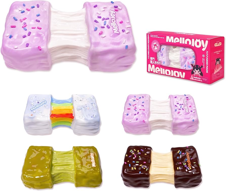 Amazon | Mellojoy - 伸びるチーズ スクイーズトイ ブラインドボックス