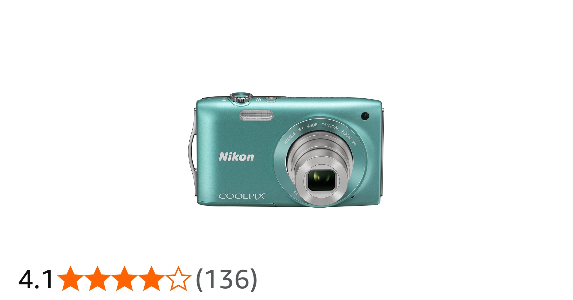 Amazon | Nikon デジタルカメラ COOLPIX (クールピクス) S3300 ミント