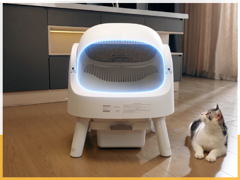 Amazon | PetPivot 自動猫トイレ｜9.3L大容量・32dB静音設計｜オープン