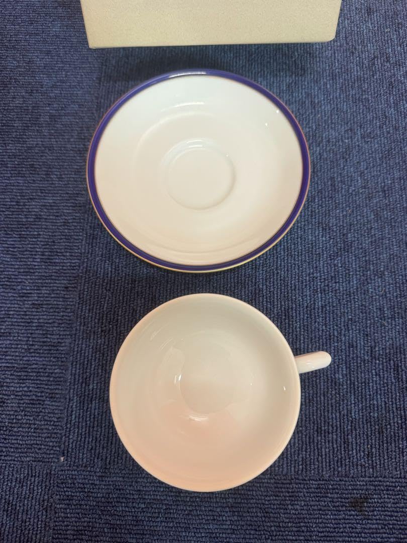 1845 深川製磁 菜の花 紅茶碗皿 金彩 未使用 1845 深川製磁 菜の花