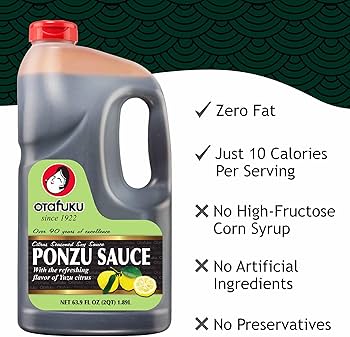 Amazon.com : Otafuku Ponzu Soy Sauce Yuzu Lemon Flavor, Restaurant