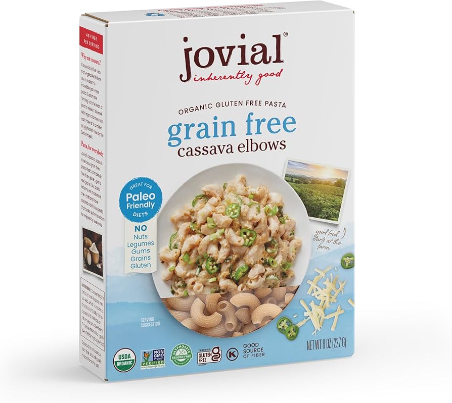 Amazon.com : Jovial Grain-Free Cassava Elbows - Gluten Free Elbow