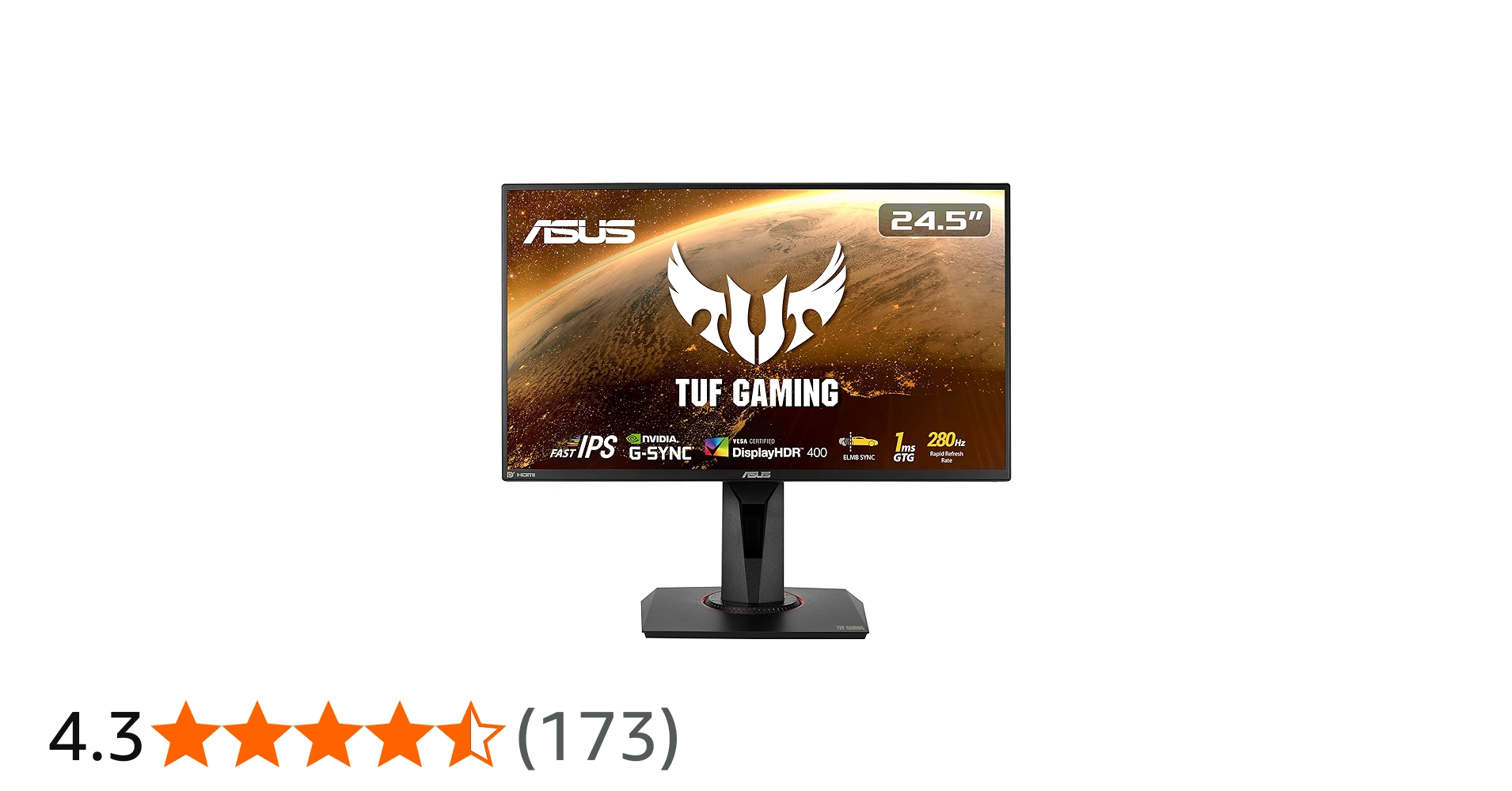 Amazon.co.jp: ASUS ゲーミングモニター TUF Gaming VG259QM 24.5