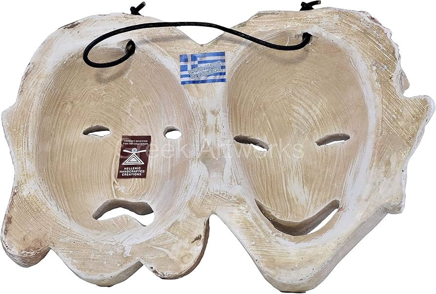 Amazon.co.jp: マスク コメディと悲劇 ハッピー・サッド ギリシャ劇場