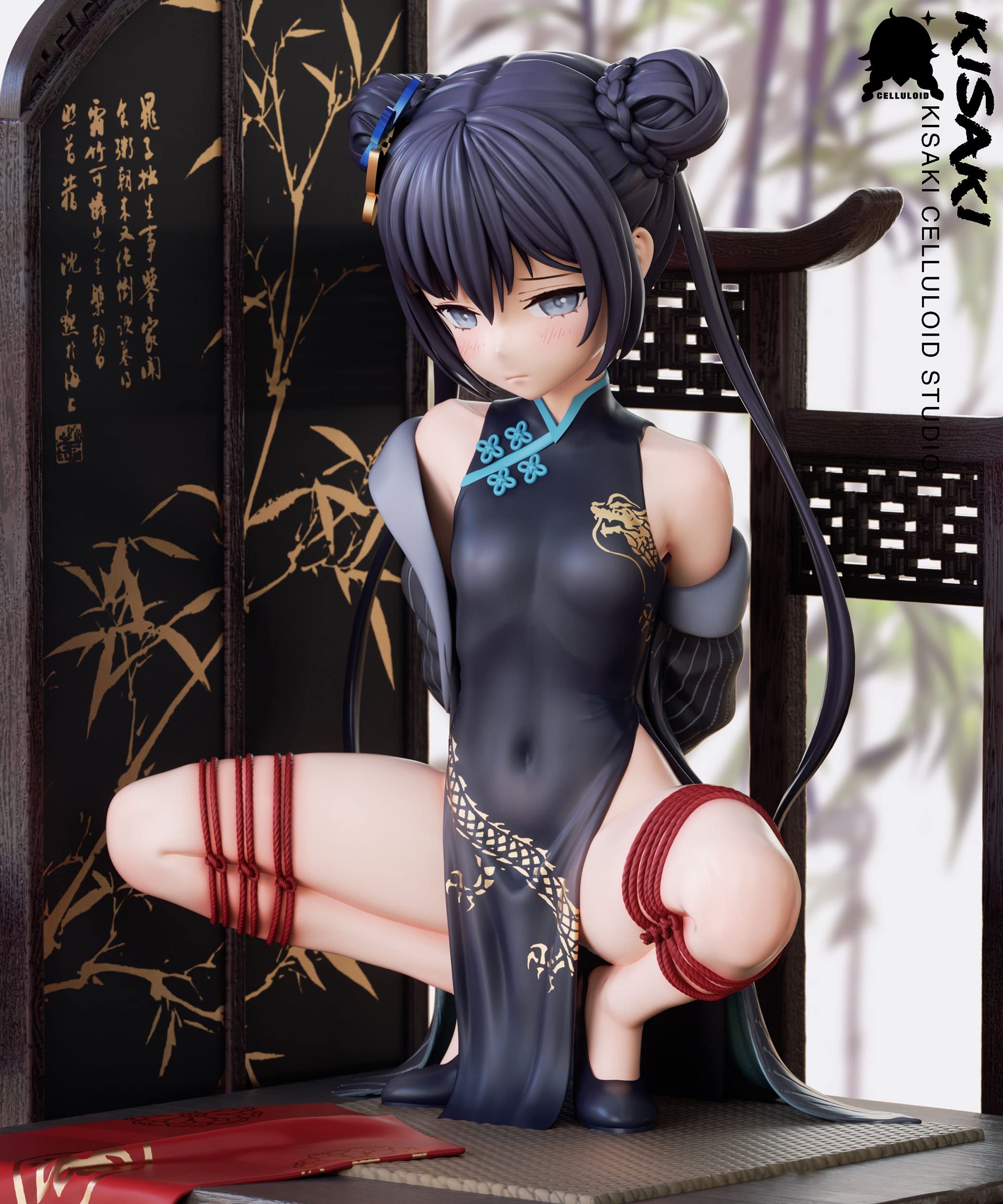 Amazon.co.jp: 竜華キサキ りゅうげきさき フィギュア チャイナドレス