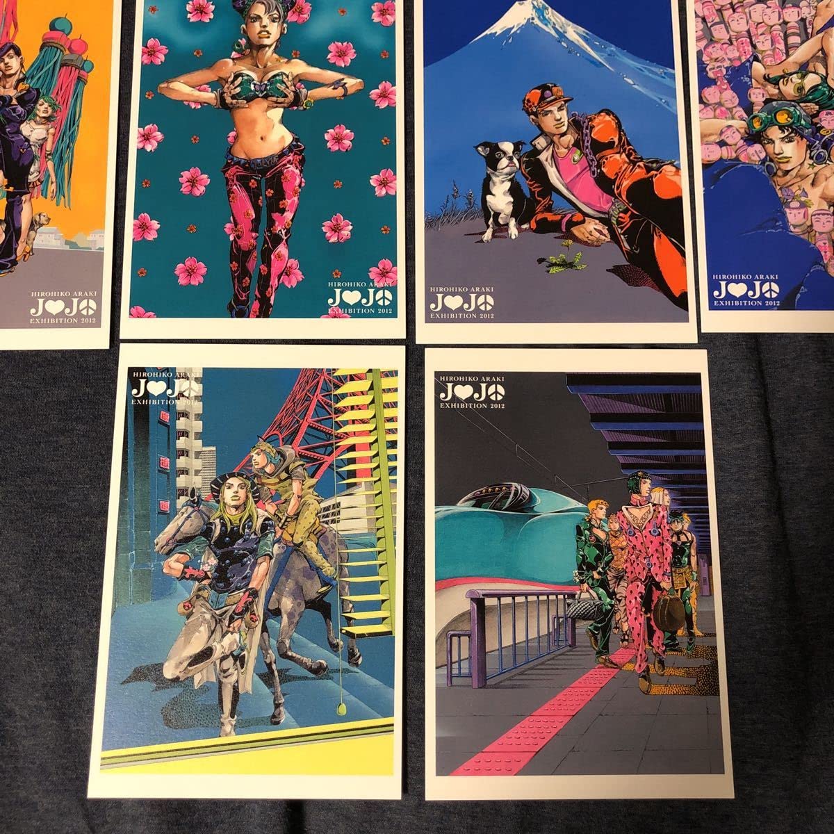 未開封 ジョジョの奇妙な冒険 荒木飛呂彦 ポストカード フルセット 100