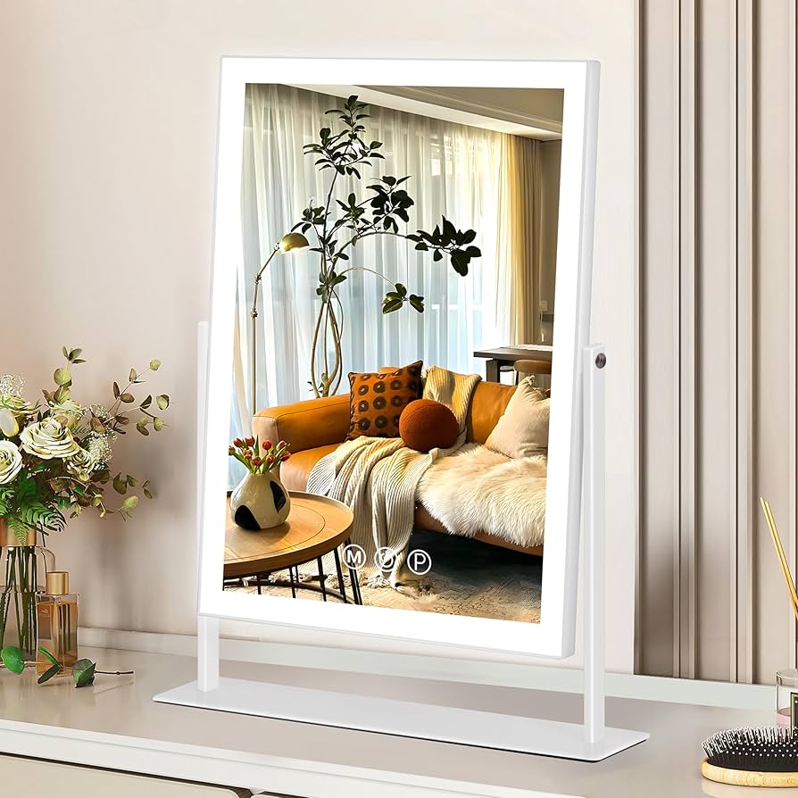 Amazon.co.jp: Hansong 女優ミラー 鏡 卓上 ハリウッドミラー ライト