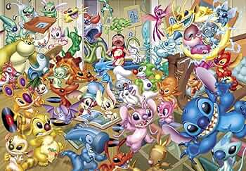 Amazon.co.jp: 108ピース スティッチ&試作品大集合! D-108-995 : Toys