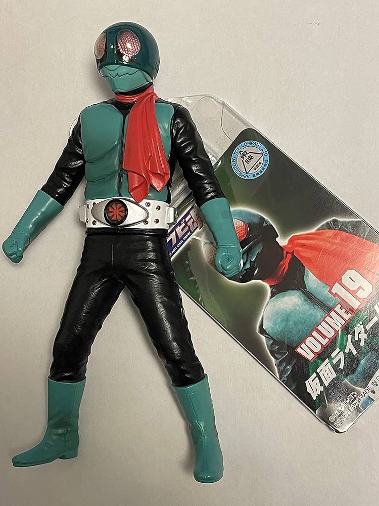 旧バンダイ 仮面ライダー 旧1号 スタンダードサイズ ソフビ 本郷猛
