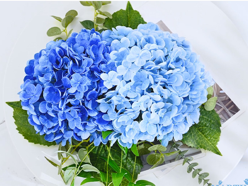 Amazon.com: MARTINE MALL 3Pcs 21in Hydrangea Artificial Flowers