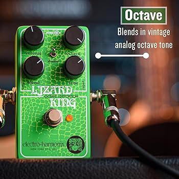 Amazon.com: Electro-Harmonix Lizard King Bass Octave Fuzz Pedal