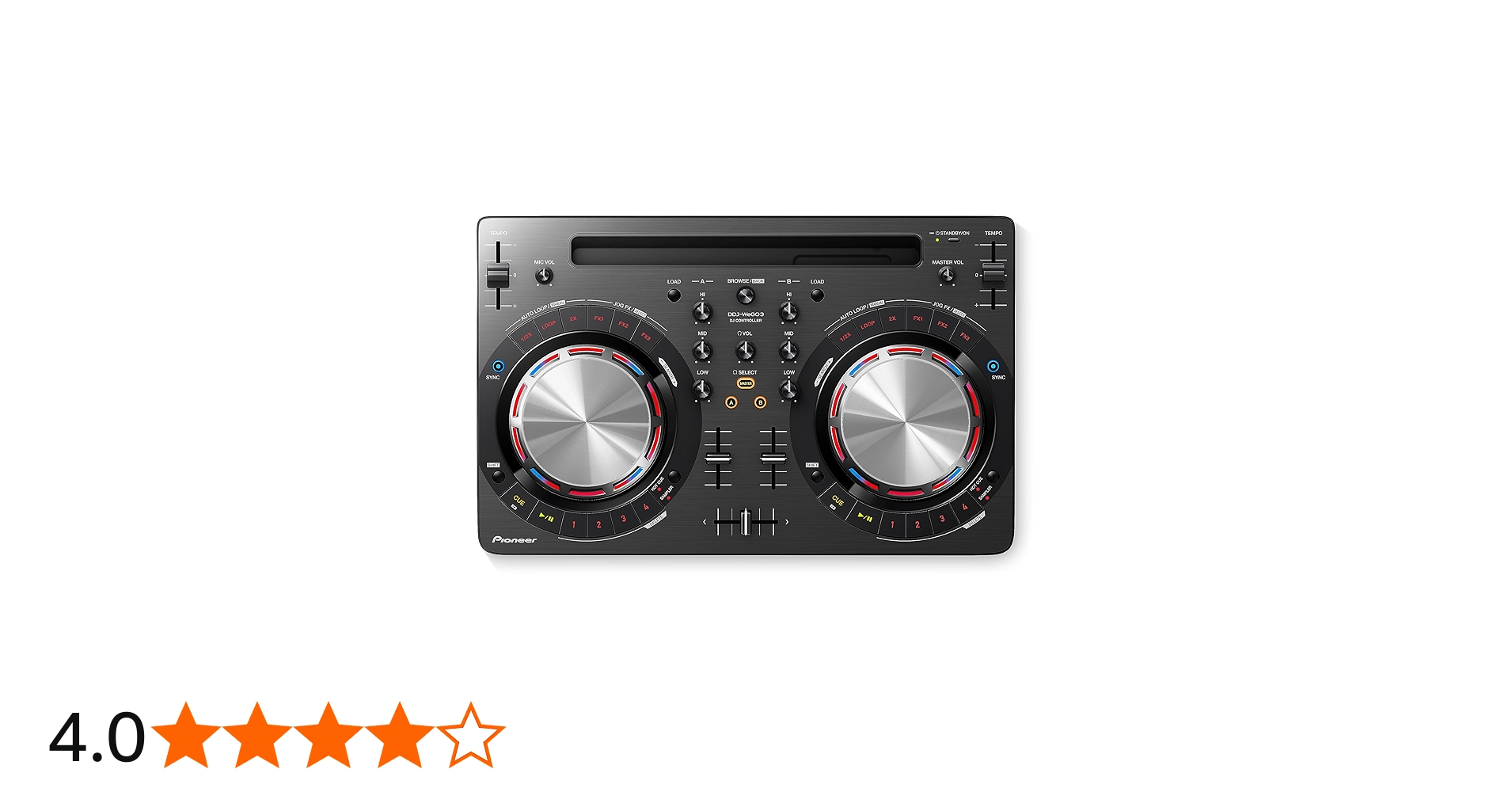 Amazon | Pioneer パイオニア DJコントローラー iOS対応 DDJ-WEGO3-K