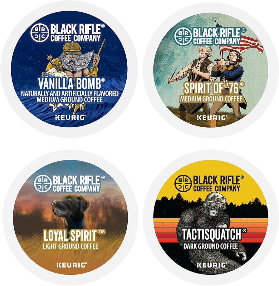 Amazon.com: Black Rifle Coffee Flavored Variety 48 Pods - Loyal