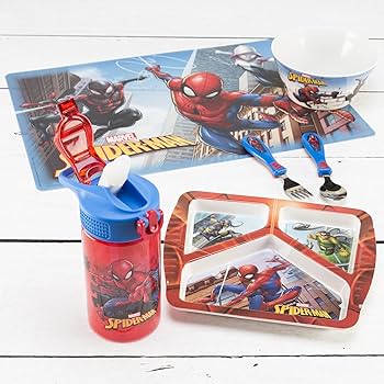 Amazon | zak 子ども用食器 3セクション プレート ディズニー マーベル