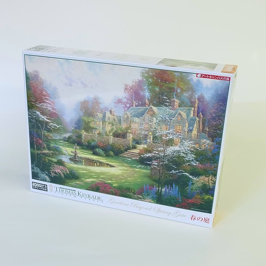 Amazon | 1000ピース ジグソーパズル 春の庭 マイクロピース (26x38cm