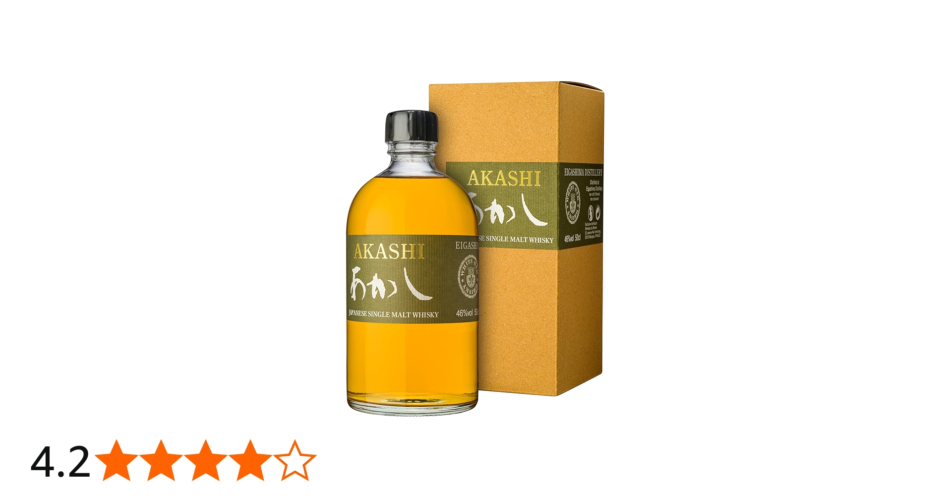 Amazon.co.jp: 江井ヶ嶋酒造 シングルモルト あかし 500ml : 食品