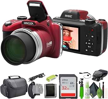 Amazon.com : MINOLTA MN53Z 16 MP / 1080P FHD Bridge Digital Camera