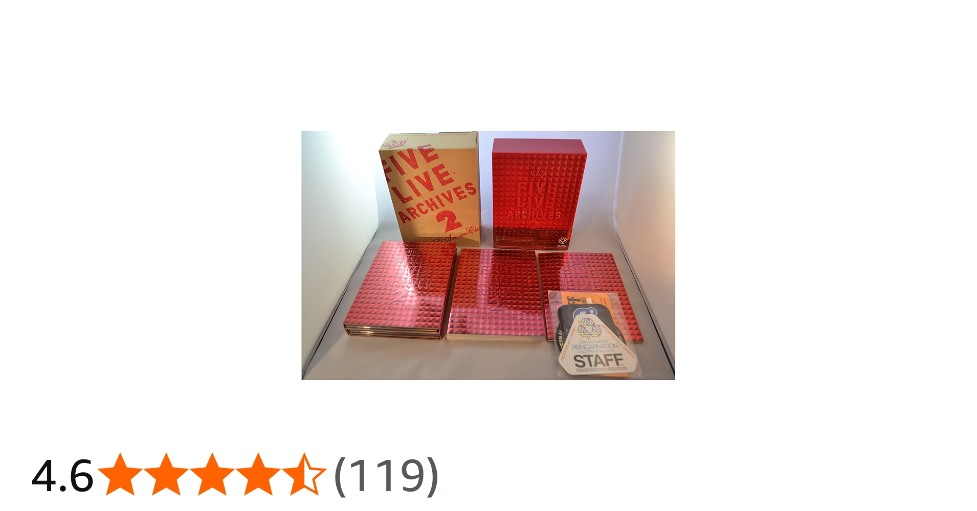 Amazon.co.jp: FIVE LIVE ARCHIVES 2 [DVD] : L'Arc~en~Ciel: DVD