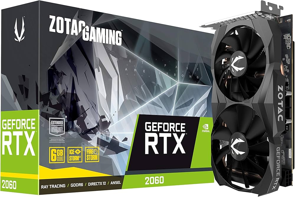 ZOTAC GAMING GeForce RTX 2060 6GB GDDR6 192-bit Gaming Graphics