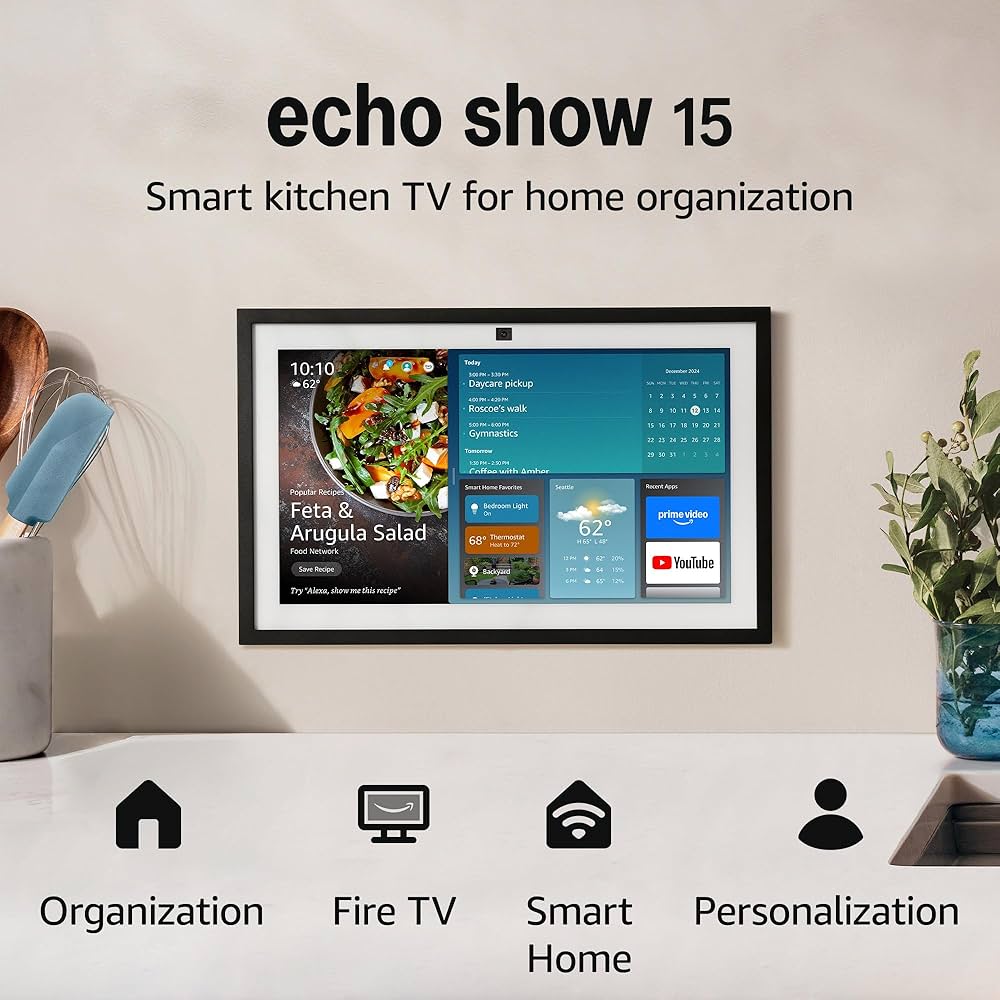 Amazon Echo Show 15 (エコーショー15) - 15.6インチフルHDスマート