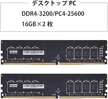 Amazon | エッセンコアクレブ KLEVV デスクトップPC用 メモリ DDR4