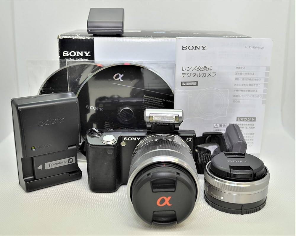 箱付き】 SONY ソニー α NEX-5 レンズキット ミラーレス一眼カメラ