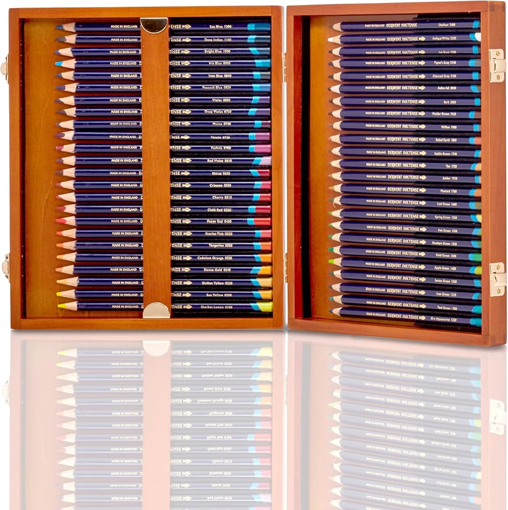 ダーウェント 木箱 ウォーターカラー 48色 【公式通販】