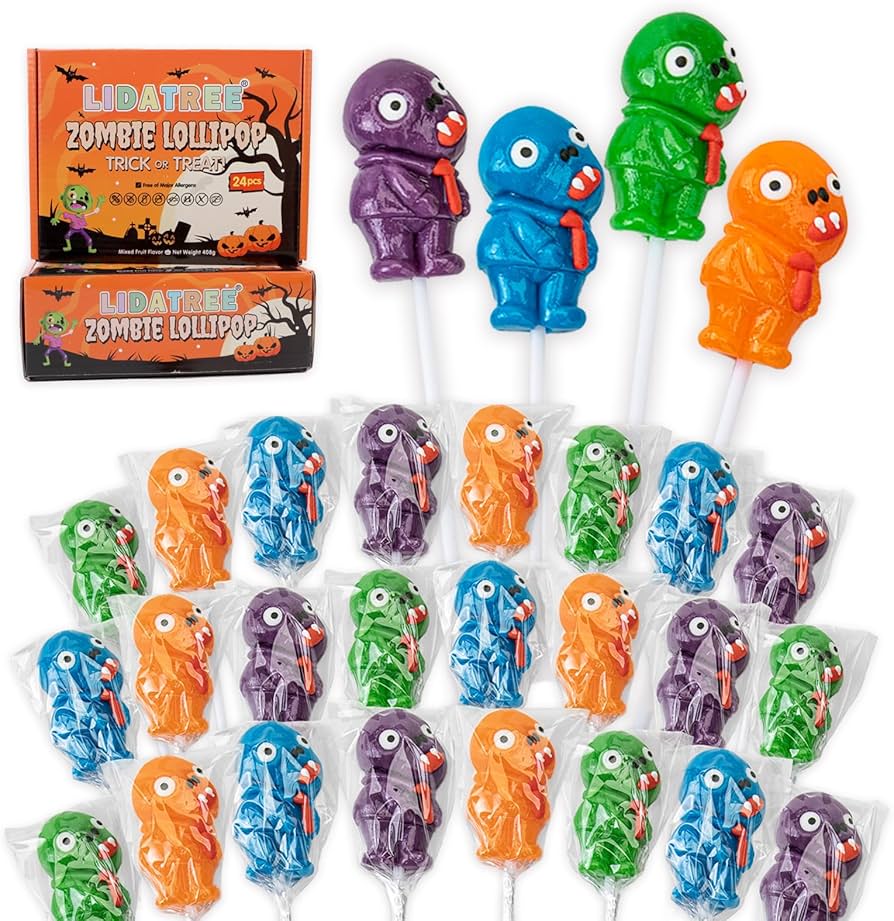 Amazon.com : Halloween Lollipop Suckers Individually Wrapped Bulk